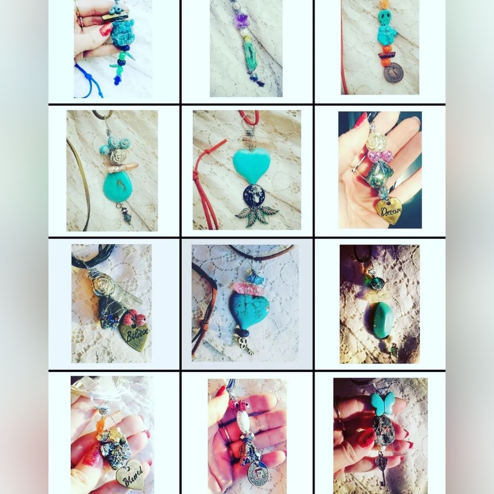 🌸 Handmade Surprise Fairy Lovely Necklace – Vintage Inspired Keepsake Pendant